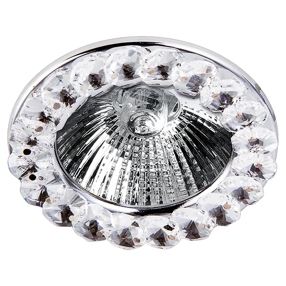 Спот встраиваемый Gloss, GU5.3, 35 Вт, цвет хром/белый 13565924 STLM-2122177 LUMIN ARTE 