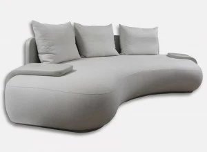 MORADA Изогнутый диван из ткани  Silhouette som