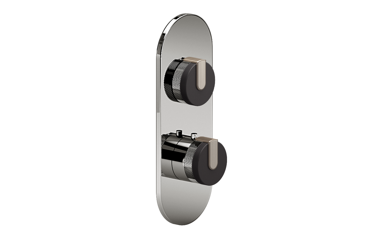E-8026-R1GME0-L1BNi-PC-T Планка M-Series с 2 ручками - Внешняя часть GRAFF MOD+