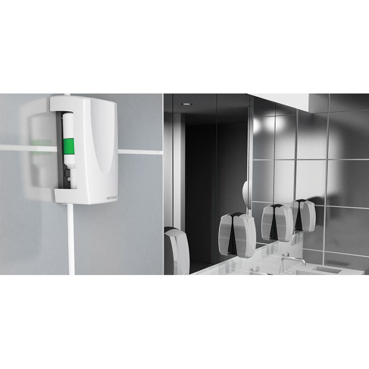 V-SOLID APPLE (Явлоневый сад) VECTAIR SYSTEMS Картридж ароматизатор V-AIR SOLID – Яблоневый сад Красный черный (упаковка)  - Вид №1