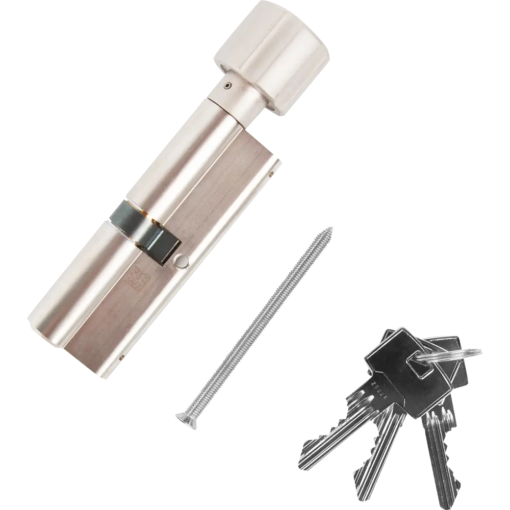 Цилиндр Abus Standard, 45х45 мм, ключ/вертушка, цвет никель 82276502 STLM-2013752 Standard S5+ - Вид №1