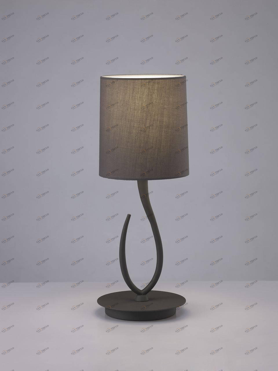 Настольная лампа Mantra Lua 3682 MANTRA ИНТЕРЬЕРНЫЕ 080074 Коричневый;серебро 