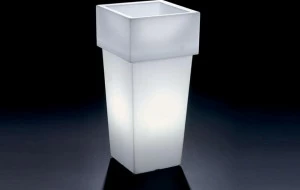 Lyxo Design Квадратный светящийся горшок для цветов из полиэтилена  Ch301