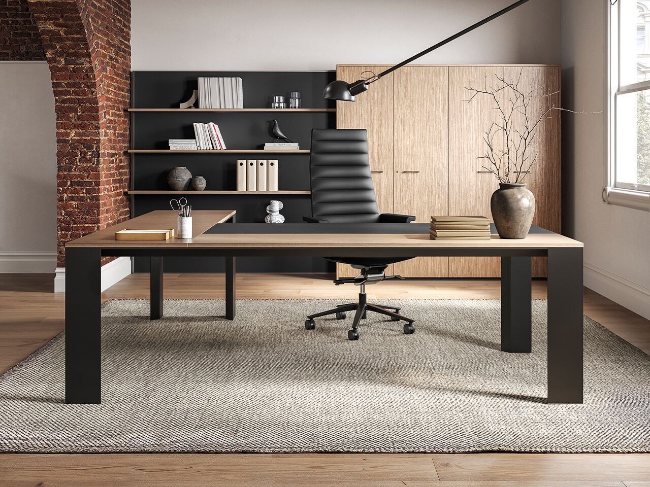 Алюминиевый секционный угловой стол FREZZA Ono ARCH-00054057 - Вид №1