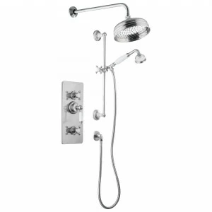 Traditional bathrooms Смеситель для душа с фарфоровой ручкой ASCOT Tbstkit1.con.bn