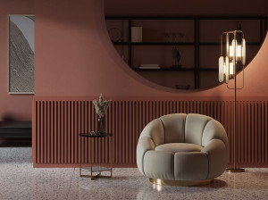 Металлический торшер