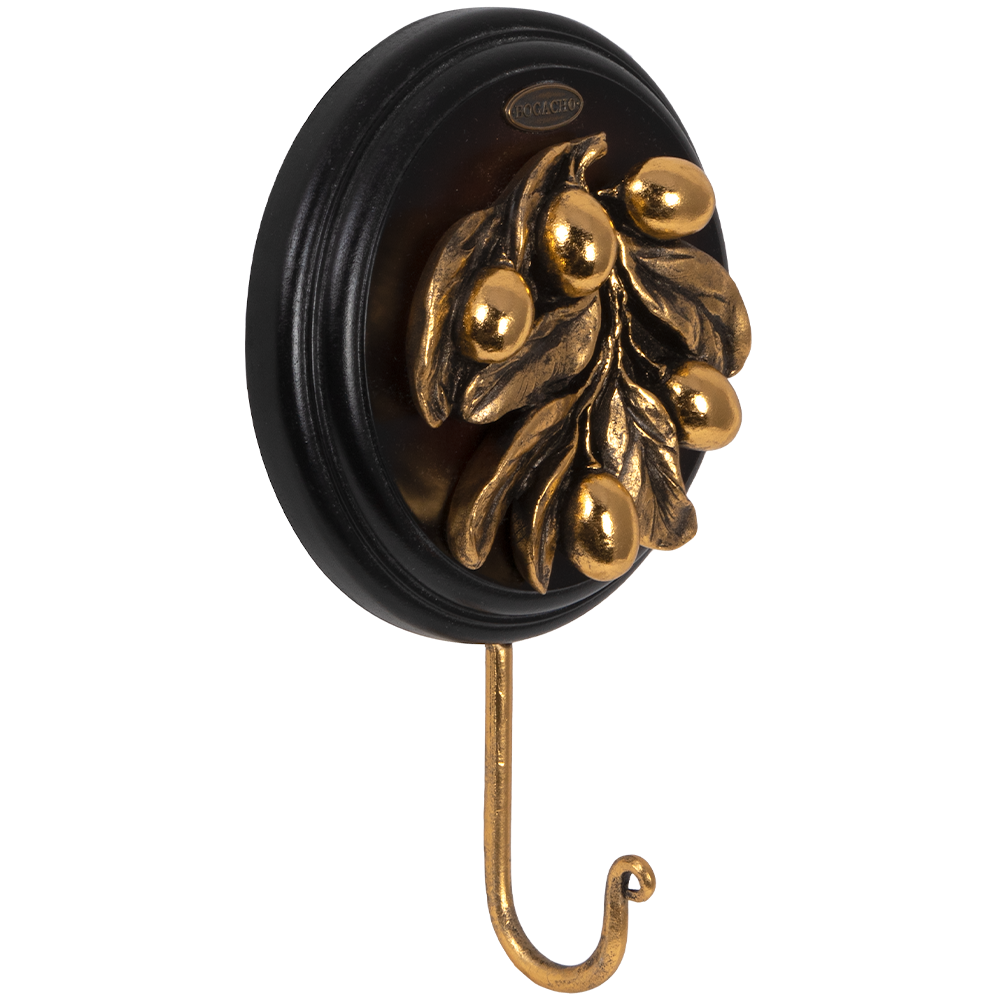 75103 Настенный крючок Oliva Branch Каштан Амбер BOGACHO 4656756150122 - Вид №1