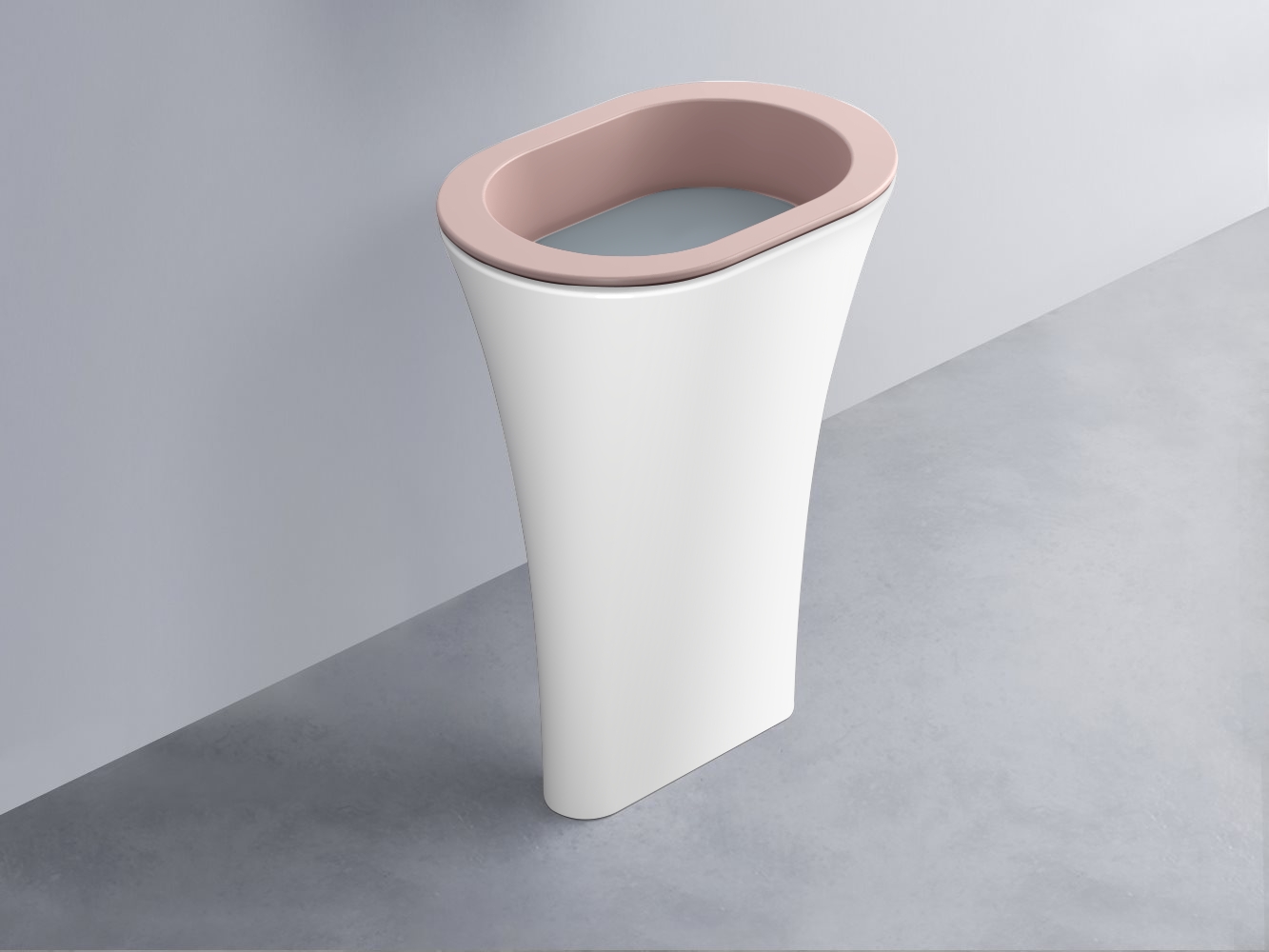 AMLA65-CP+AMPILO-BR+AMCOLO-BL Раковина Amedeo Ovale отдельностоящая cielo Enjoy + Amedeo Ceramica Cielo