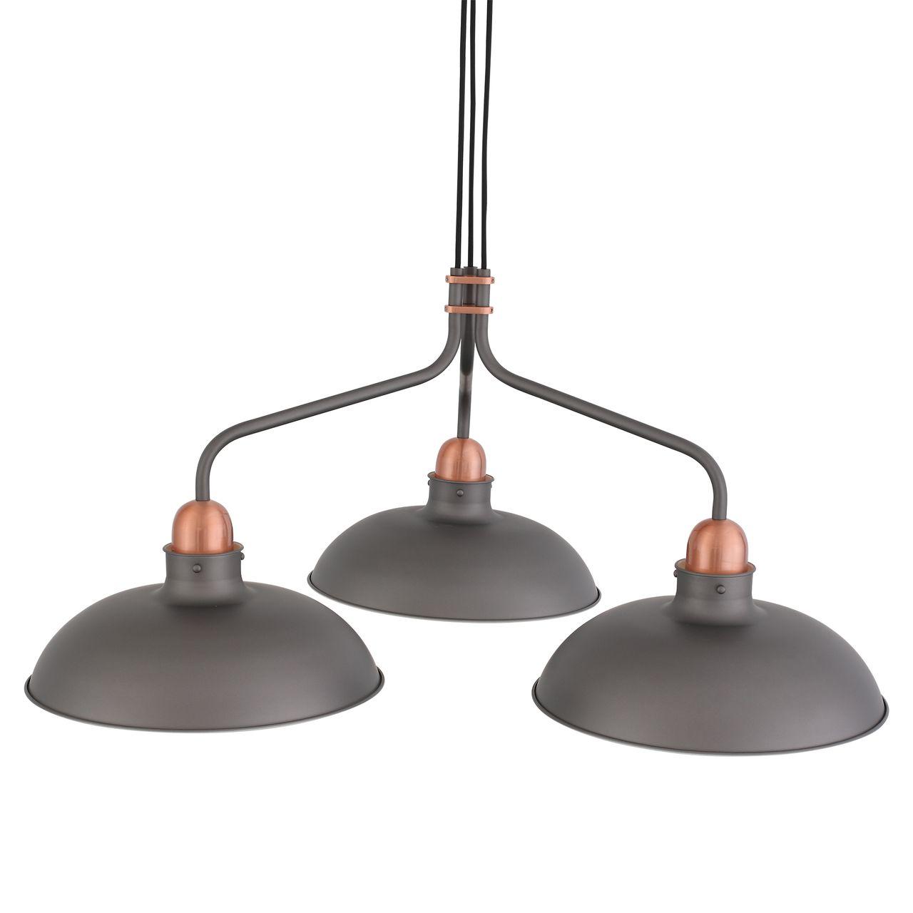 Подвесная люстра ST Luce Pietanza SL323.403.03 ST LUCE ДИЗАЙНЕРСКИЕ, PIETANZA 138202 Серый  - Вид №1