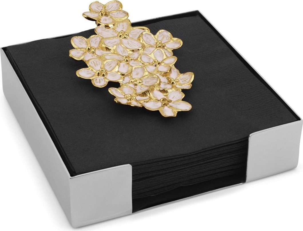 10650229 Michael Aram Подставка для салфеток Michael Aram Цветущая вишня 13см, сталь нержавеющая Сталь нержавеющая 