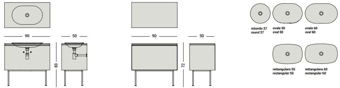 Nic Мебель для умывальника с ящиками Lama sun-id-1426386 - Вид №5