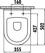 TP325-11CB00E-AK00 ЗОЛОТО Унитаз подвесной Creavit  - Вид №2
