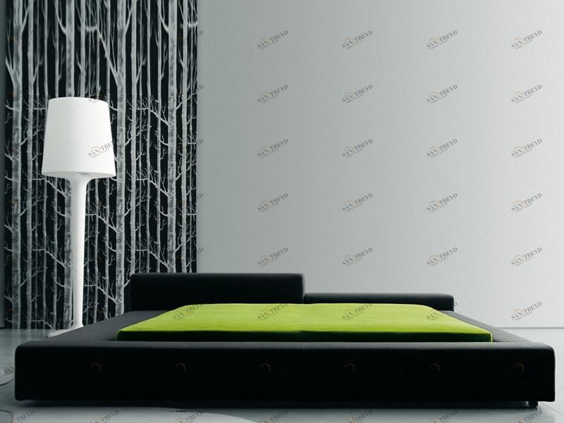 Living Divani Двуспальная кровать с мягким изголовьем Extra wall sun-id-1431436