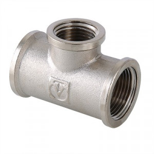 VTr.750.N.0605 Фитинг резьбовой – тройник переходной Valtec 1" х 3/4" х 1"