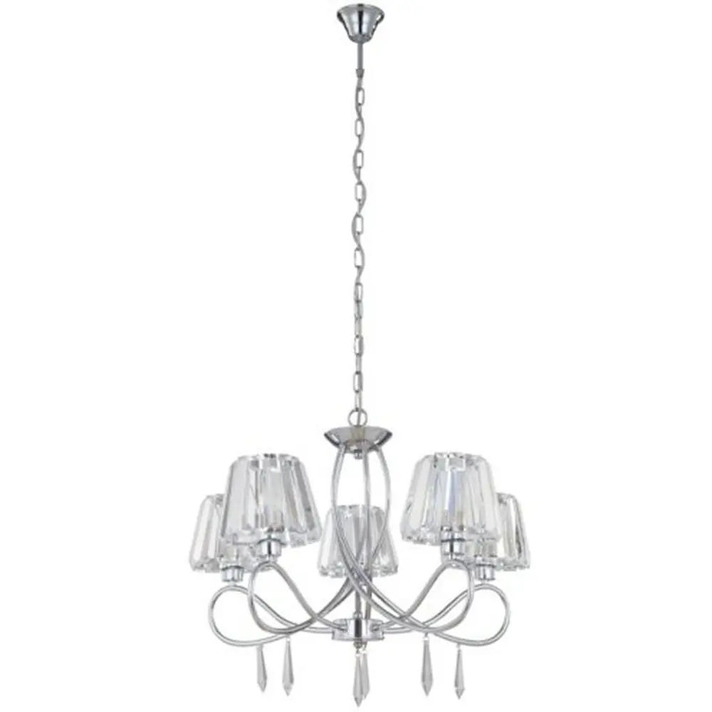 Люстра Inspire Crystal 5xE14x40 Вт, металл/хрусталь 17900953 STLM-2132112 