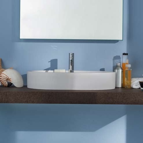 45621 Накладная раковина на столешницу  овальная Rapsel  - Вид №4