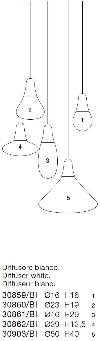 Martinelli Luce Подвесной светильник уличный из полиэтилена sun-id-1402839 - Вид №11