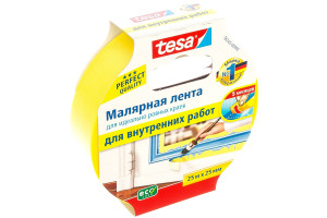 15629841 Малярная желтая лента четкий край 25 м х 25 мм (5 мес) 56245-00000-00 TESA