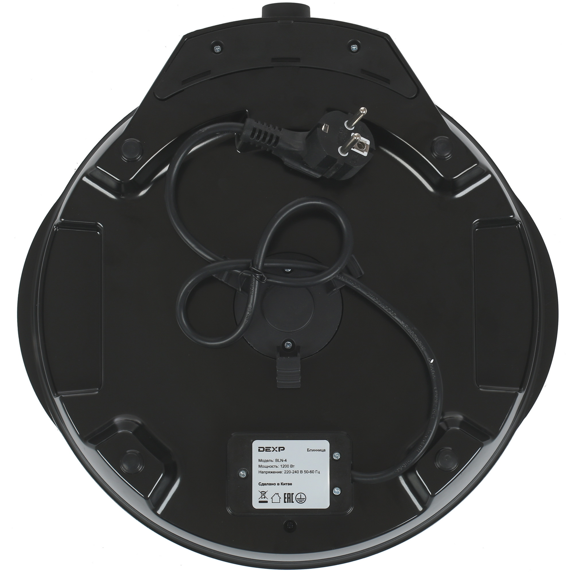 1385293 Блинница настольная DEXP BLN-4 черный STDN-0016676 - Вид №5