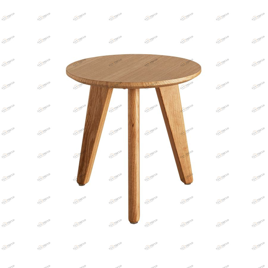 Столик Nordic со столешницей из светлого дуба, D35 см Innovation Living NORDICD35OAK