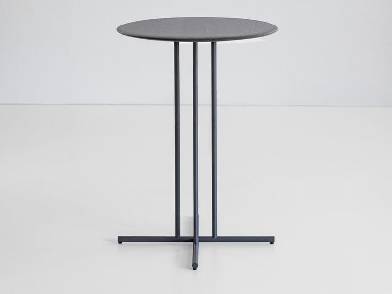 Высокий круглый садовый стол из HPL и металла Potocco Graphic ARCH-00127160 - Вид №1