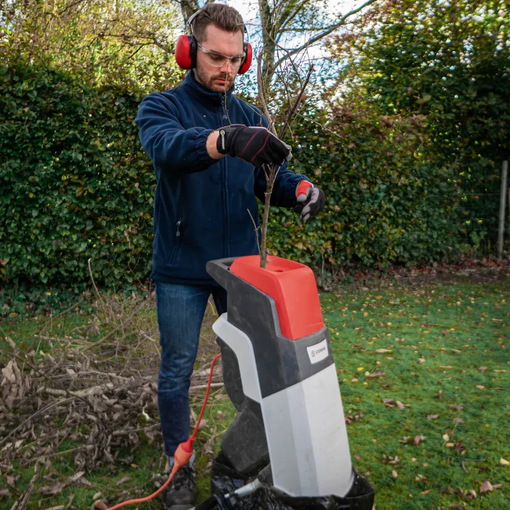 Садовый измельчитель STERWINS 2500 Вт для переработки веток 84572647 STLM-0052003 - Вид №7