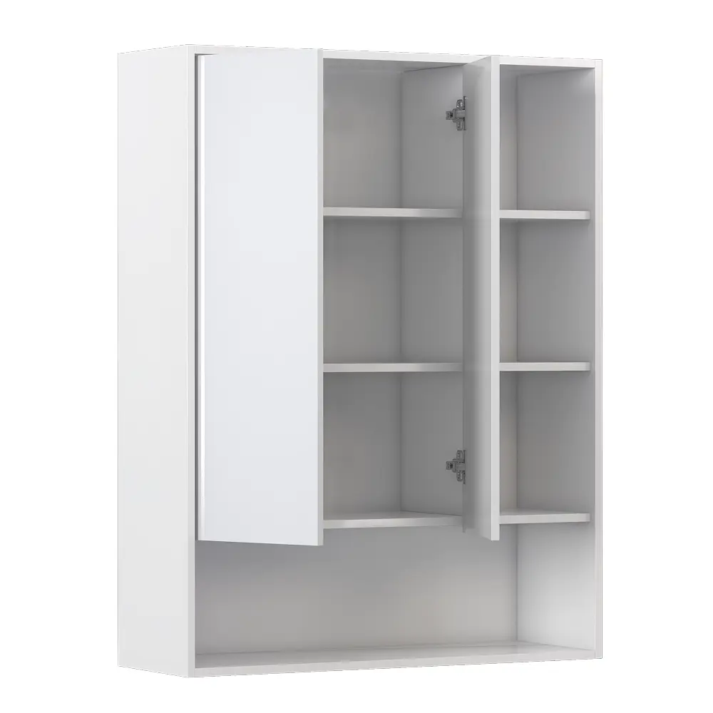 Шкаф для ванной комнаты без зеркала подвесной Vigo Milk 89.5x116x30 см цвет белый 89446218 STLM-2063565 - Вид №6