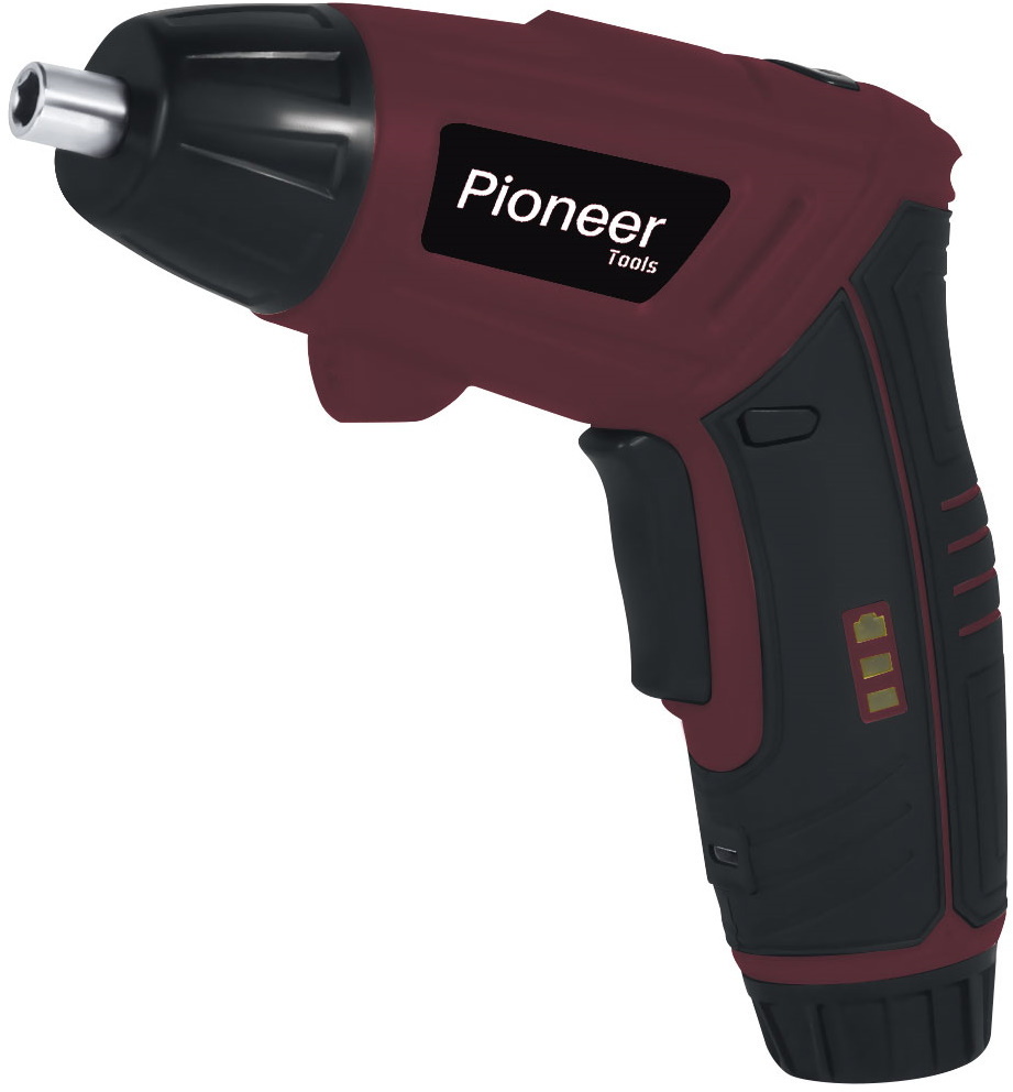 90913282 Отвертка аккумуляторная CS-M0401, 4 В Li-Ion 1x2 Ач STLM-0420603 PIONEER