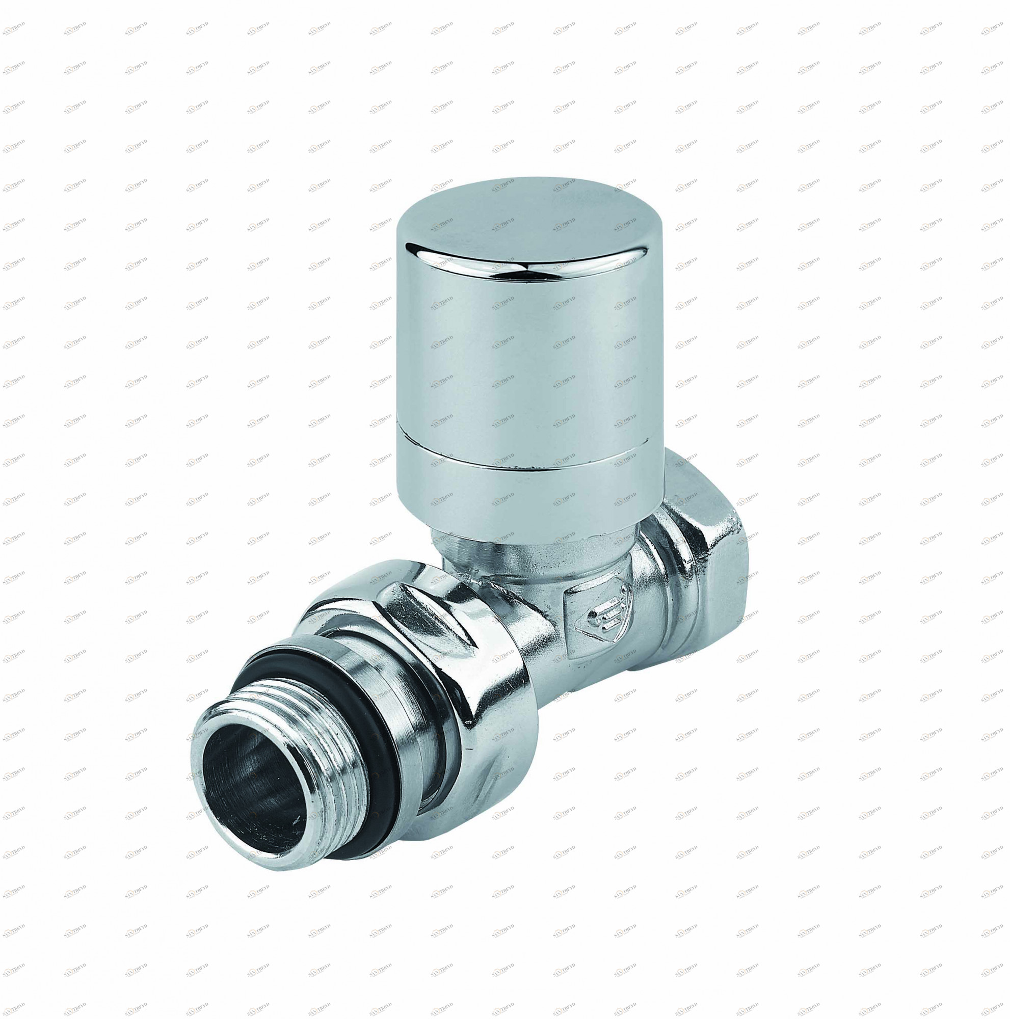 Carlo Poletti V142710CB Клапан термостатический, угловой с подключением стальной трубы 