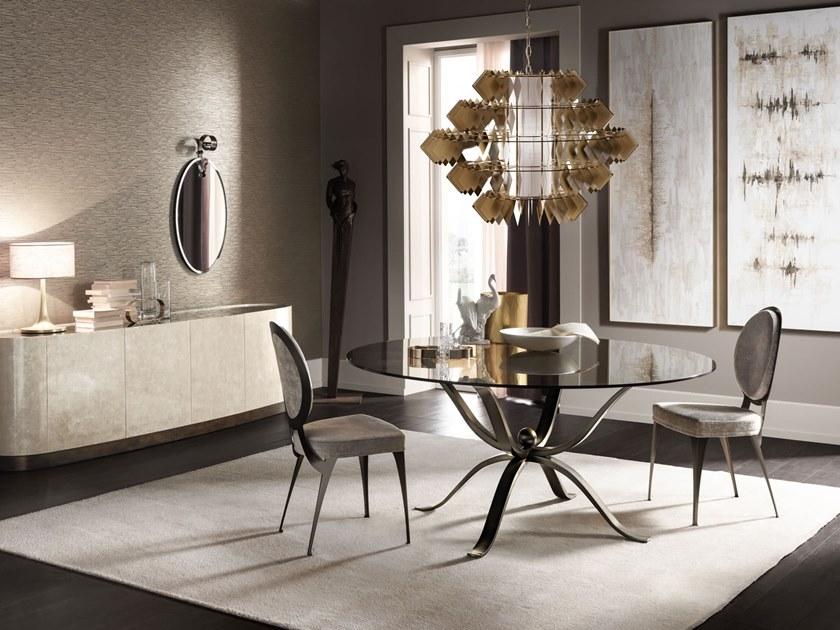 Cantori Круглый стеклянный стол sun-id-1375076 - Вид №1