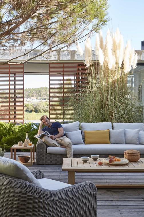 MNST121 Круглый стул шнур 6мм старый серый Manutti River - Вид №18