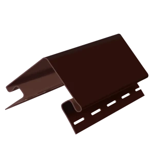 Угол наружный для фасадных панелей Fineber 3 м цвет коричневый