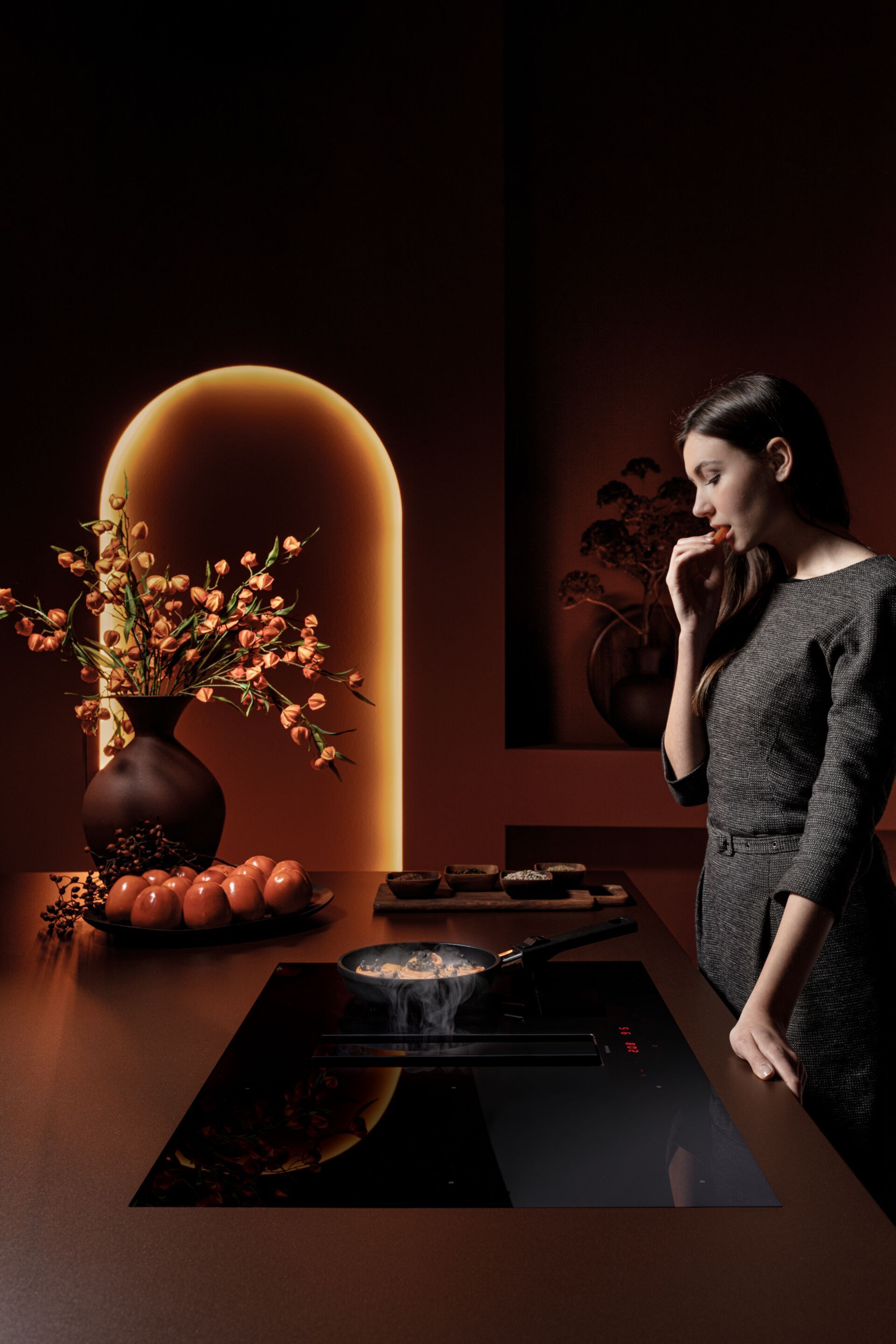 Керамическая плита со встроенной вытяжкой Falmec Cooking Systems ARCH-00004906 - Вид №4