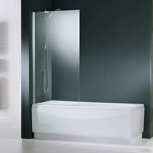 Novellini. Шторка на ванну 75x150 см 5 с хромированным профилем AURORA