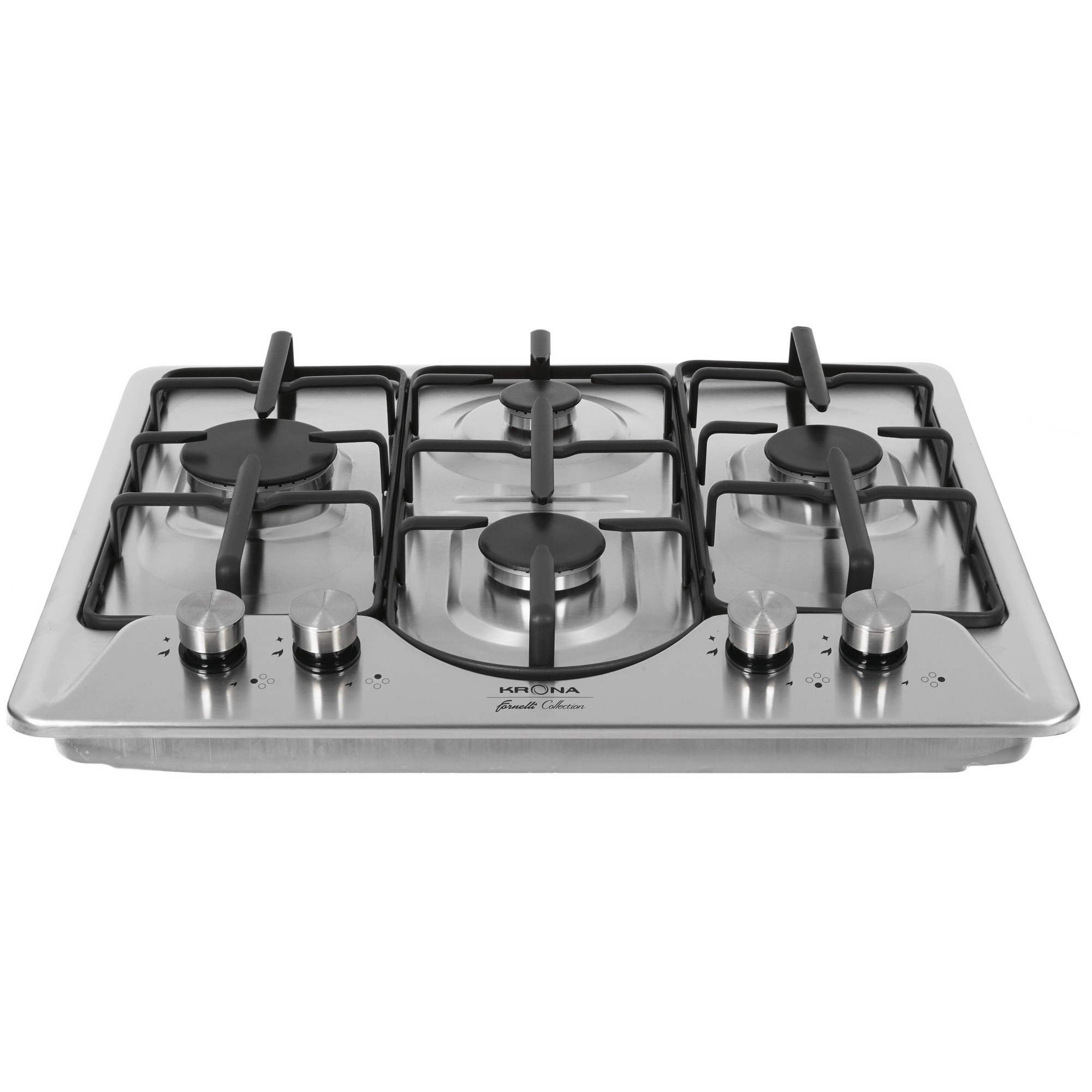 8160818 Газовая варочная поверхность KRONA PARTITA 60 IX KRONA1 STDN-0039465 - Вид №1