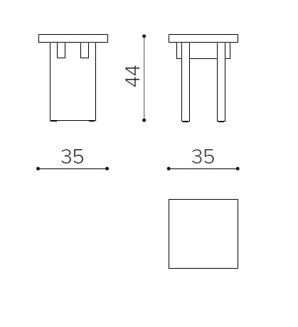Табурет из шпона True Design Essence ARCH-00127991 - Вид №8