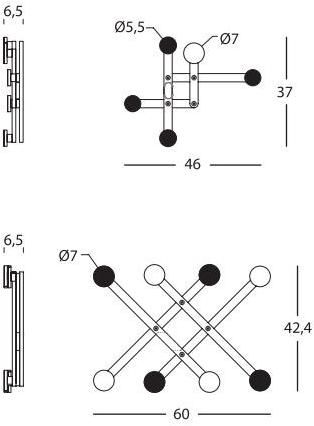 Sancal Настенная вешалка из дерева sun-id-1483594 - Вид №2