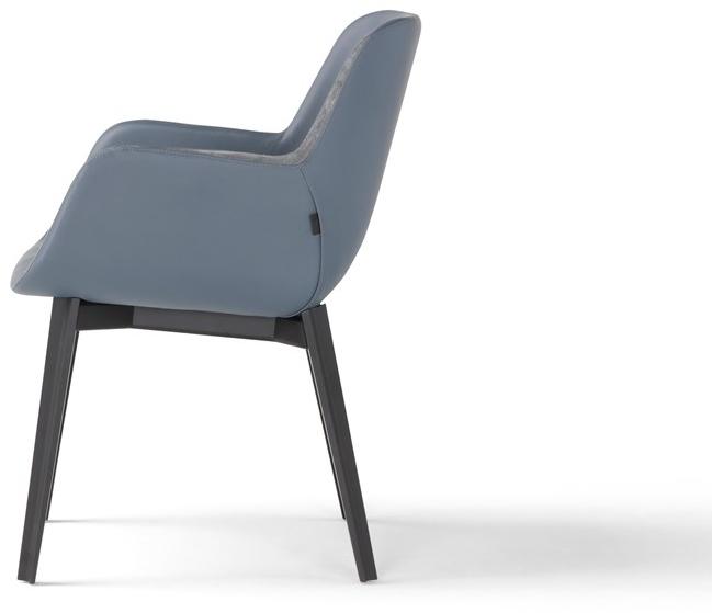 AMURA Мягкое кожаное кресло с подлокотниками Panis sun-id-1408197 - Вид №2