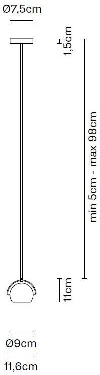 Fabbian Подвесной светильник из хромированного металла Beluga white sun-id-1461795 - Вид №8