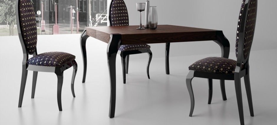 007362 Обеденный стол раздвижной 140(200) x 100 см La Ebanisteria Quantum - Вид №1