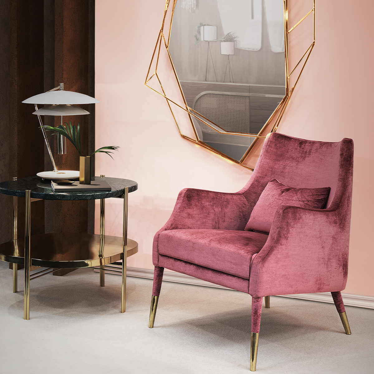 Кресла Carver Armchair Covethouse ESSENTIAL HOME  - Вид №1