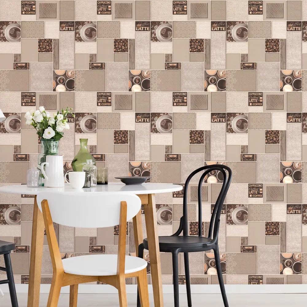 Обои виниловые Аспект Ру Арабика серые 0.53 м 80009-28 STLM-2200677 - Вид №2