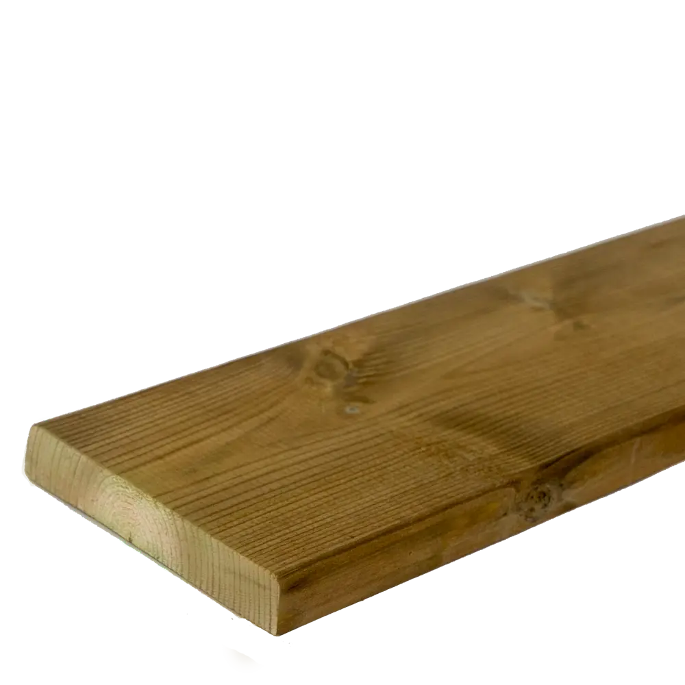 Доска штакетник импрегнированная 14x96x2000 мм хвоя РУСШПАЛА STLM-2170676