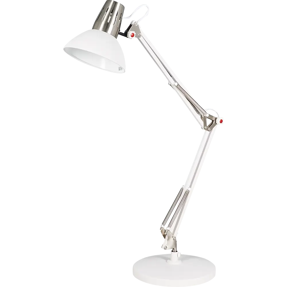 Рабочая лампа настольная Camelion Berlin, цвет белый/хром STLM-2186275