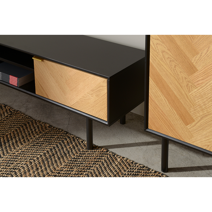 42153160 Тумба под ТВ , calvi, 160х43х50 см Unique Furniture  - Вид №4