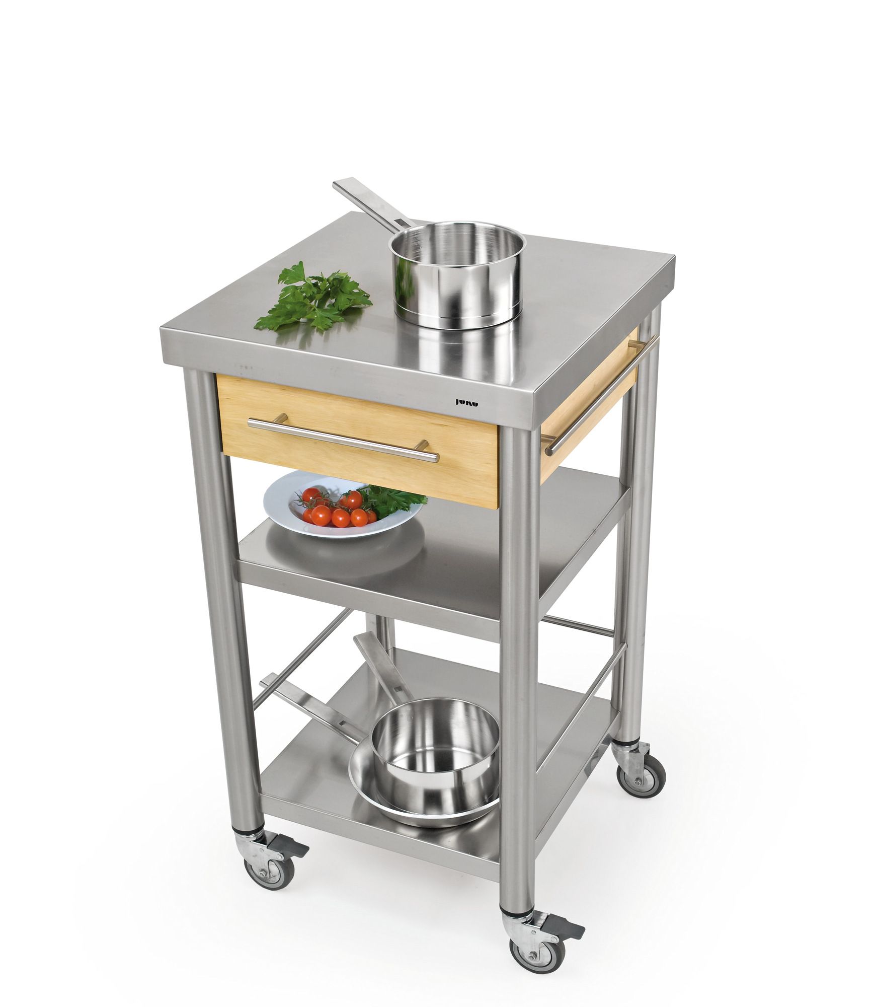 Отдельно стоящий кухонный модуль из нержавеющей стали и дерева JOKODOMUS Auxilium ARCH-00074086 - Вид №3