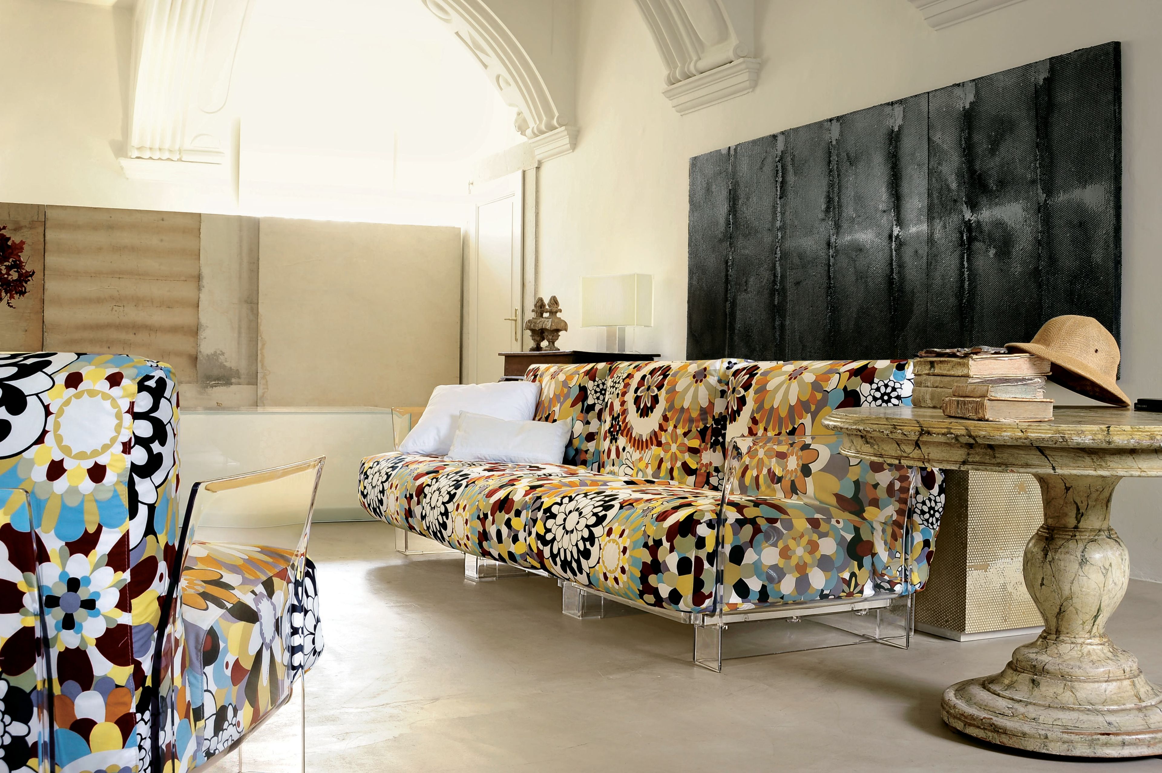 3-местный хлопок съемный диван Kartell POP MISSONI ARCH-00037445 - Вид №1