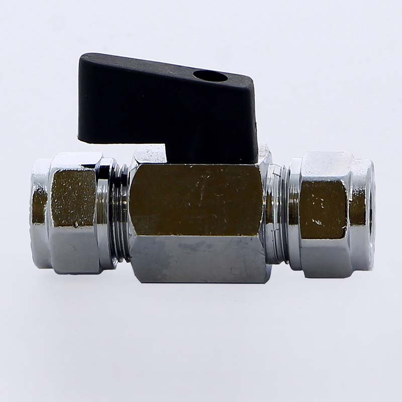 Кран мини обжим флажок TIEMME 10x10 2900012