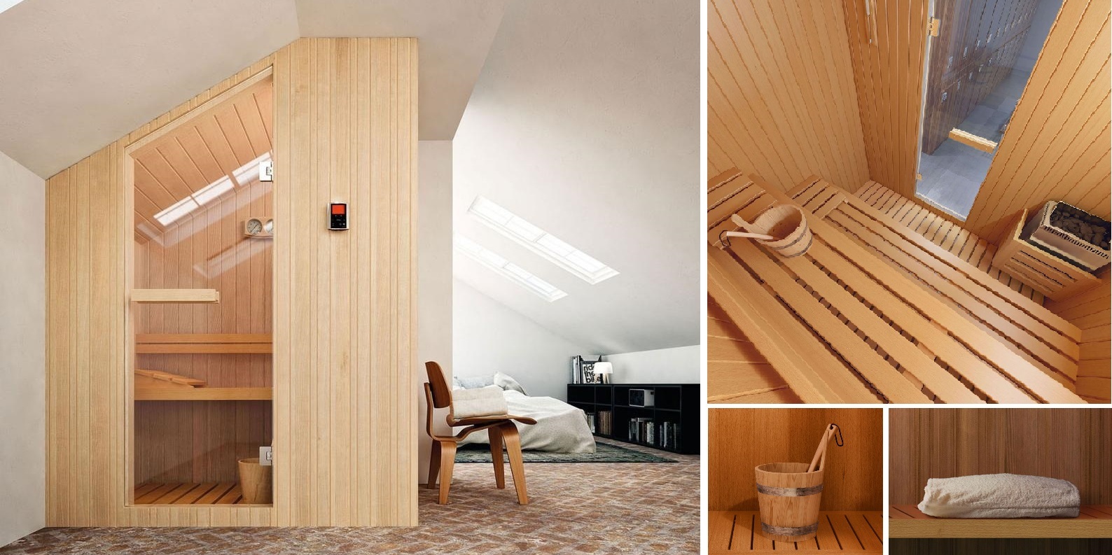 Биосауна Nuvola B 210x144 Glass1989 NUVOLAB210X144 - Вид №1