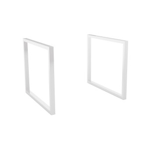 24345 SALGAR Комплект из 2 ножек АЛЬЯНС на глубину 40 ХРОМ 310 мм